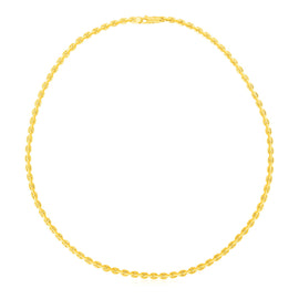Yellow Gold 14k Polished Women's Link Necklace