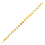 Yellow Gold 14k Women's Twisted Link Bracelet