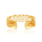 Yellow Gold 14k Toe Rings in a Celtic Knot Style