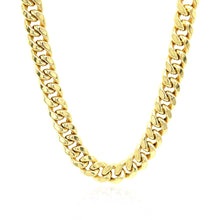 Load image into Gallery viewer, Yellow Gold 10k 7.25mm Semi Solid Miami Cuban Chain
