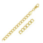Yellow Gold 5.3mm 14k Curb Chain