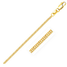 Load image into Gallery viewer, Yellow Gold 14k 1.0mm Classic Foxtail Chain