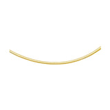 Yellow Gold 14k 3 mm Chain in a Classic Omega