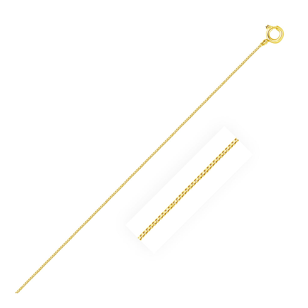 Yellow Gold 14k 0.45mm Classic Box Chain