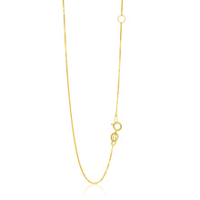 Load image into Gallery viewer, Yellow Gold 14k 0.6mm Adjustable Box Chain