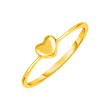 Load image into Gallery viewer, Yellow Gold 14k Fancy Ring with Puffed Heart