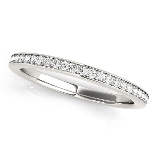 White Gold 14k Simple Diamond Wedding Ring