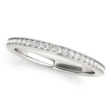 Load image into Gallery viewer, White Gold 14k Simple Diamond Wedding Ring