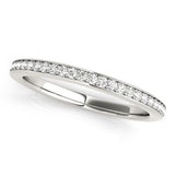 White Gold 14k Simple Diamond Wedding Ring