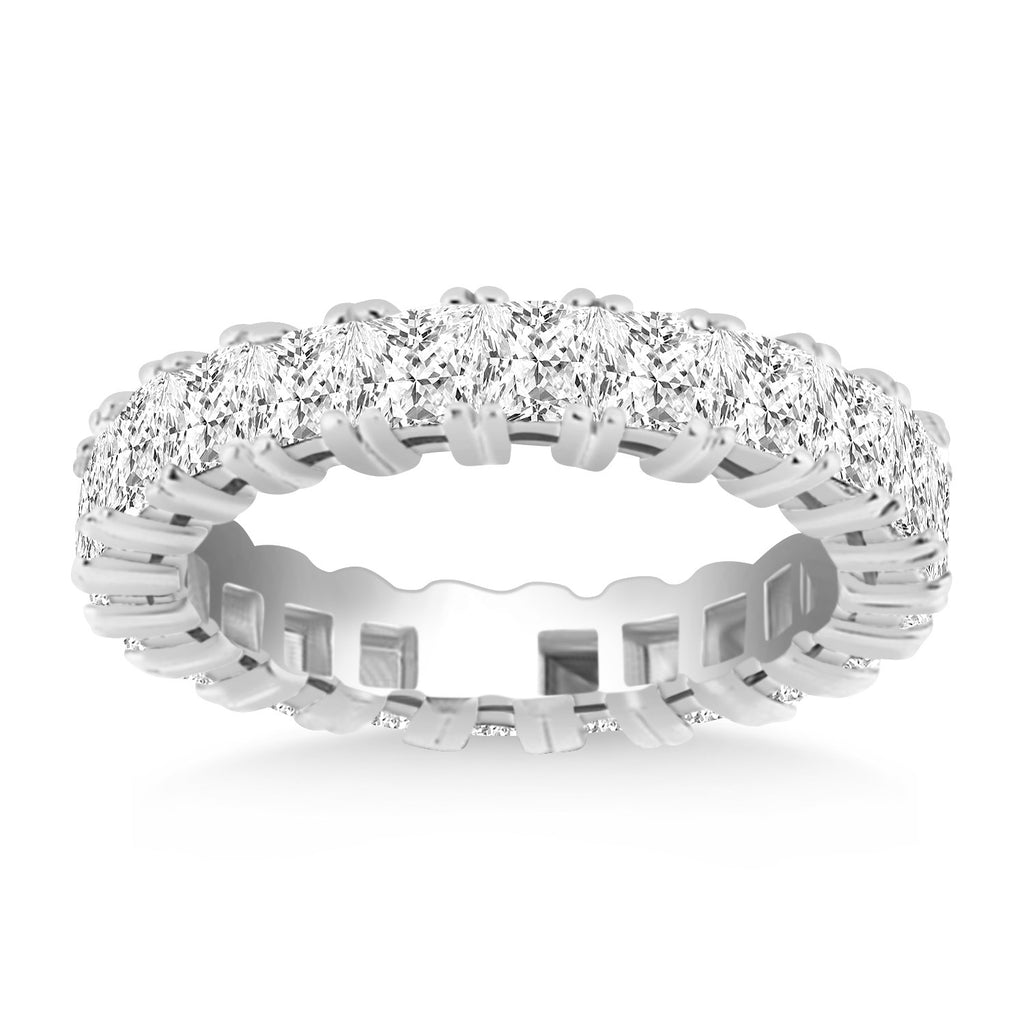White Gold 14k Princess Cut Diamond Eternity Ring