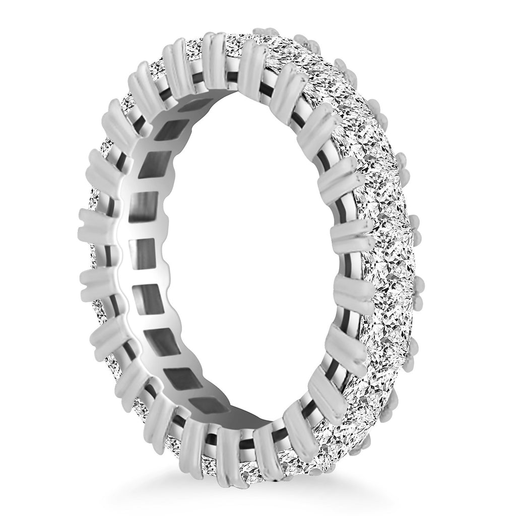White Gold 14k Princess Cut Diamond Eternity Ring