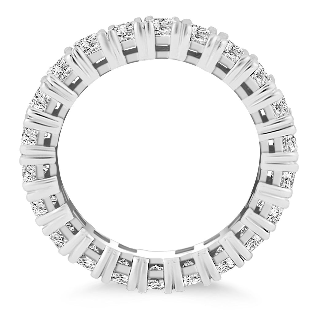 White Gold 14k Princess Cut Diamond Eternity Ring