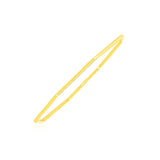 14K Yellow Gold Polished Octagon Bangle