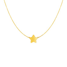 Load image into Gallery viewer, Yellow Gold 14k Women&#39;s Fancy Necklace with Five Pointed Star