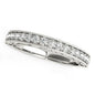White Gold 14k Antique Prong Set Diamond Wedding Ring