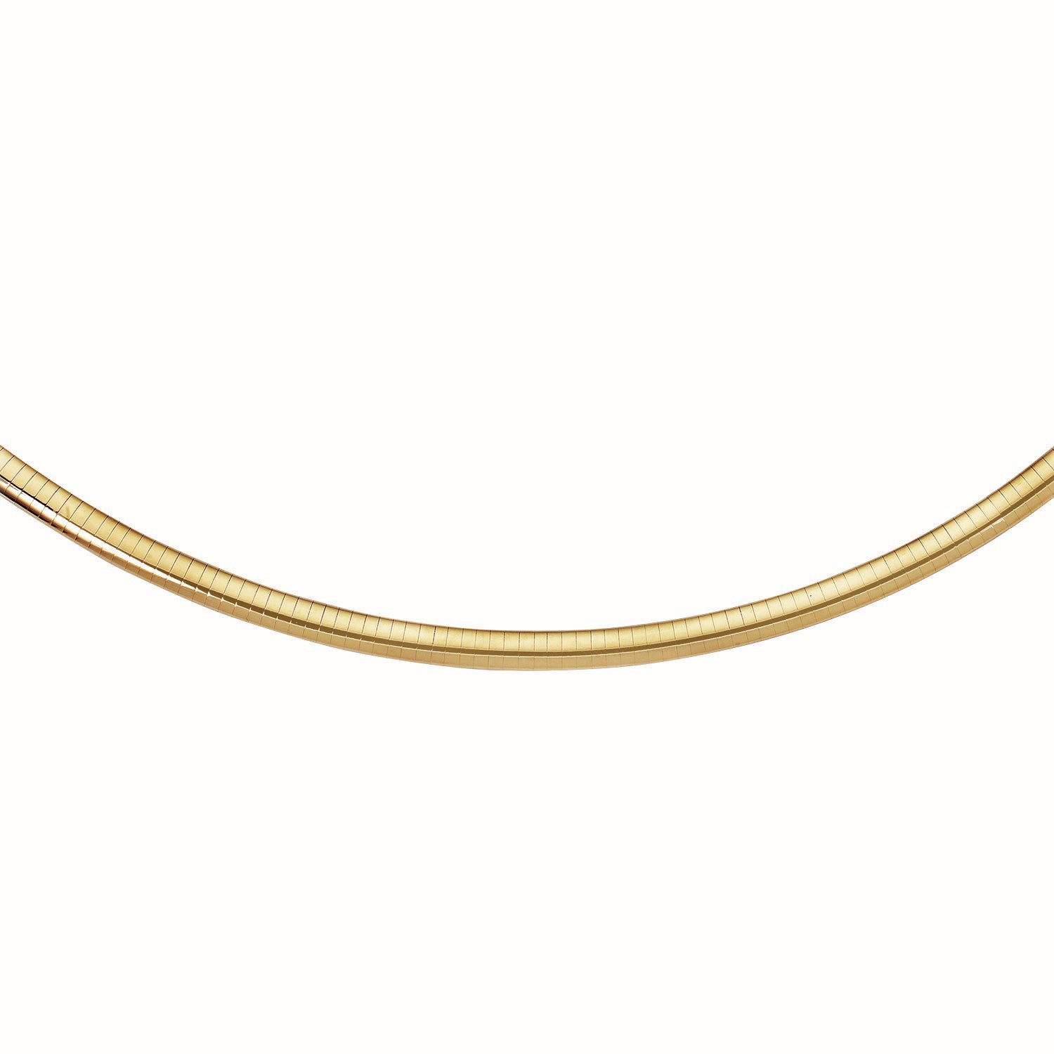 Yellow Gold 14k 6 mm Classic Omega Style Chain