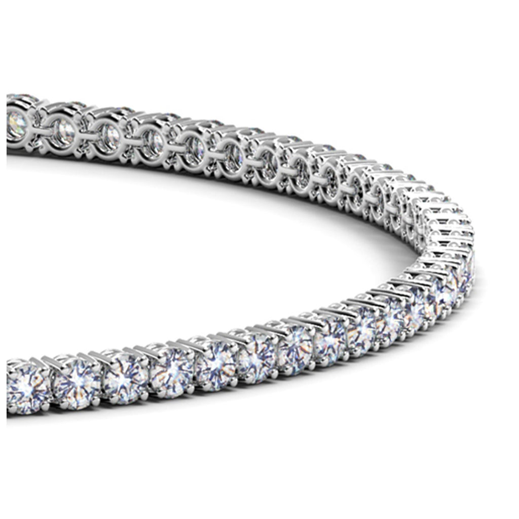 White Gold 14k Round Diamond Women's Tennis Bracelet