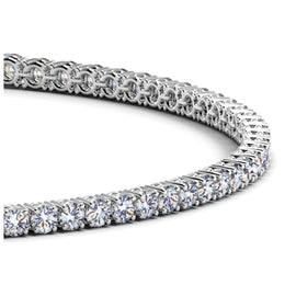 White Gold 14k Round Diamond Women's Tennis Bracelet