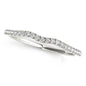 White Gold 14k Wave Theme Diamond Wedding Ring