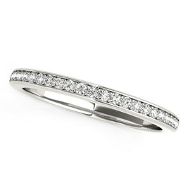 White Gold 14k Classic Style Diamond Wedding Ring