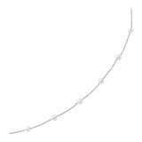 White Gold 14k Classic & Elegant Women's Pearl Necklace