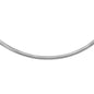 Sterling Silver Classic Women's Omega Chain Necklace 6.0mm
