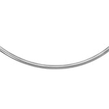 Sterling Silver Classic Women's Omega Chain Necklace 6.0mm