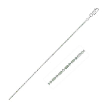 Load image into Gallery viewer, White Gold Diamond-Cut 14k 1.0mm Bead Chain