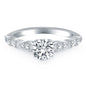 White Gold 14k Fancy Shaped Diamond Engagement Ring