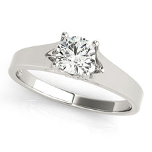 Load image into Gallery viewer, White Gold 14k Prong Set Style Solitaire Diamond Engagement Ring