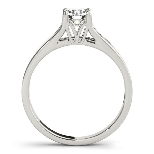 White Gold 14k Prong Set Style Solitaire Diamond Engagement Ring