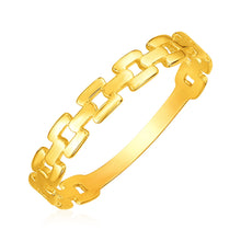 Load image into Gallery viewer, Yellow Gold 14k Chain Link Fancy Ring