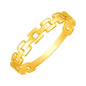Yellow Gold 14k Chain Link Fancy Ring
