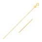 Yellow Gold 14k 1.0mm Oval Cable Link Chain
