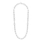 Sterling Silver Wide Paperclip Women's Chain Necklace
