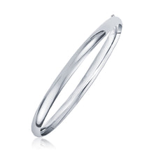Load image into Gallery viewer, White Gold 14k 6.0mm Classic Bangle