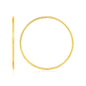 Yellow Gold 14k Endless Style Hoop Earrings in Hinged Snap Back