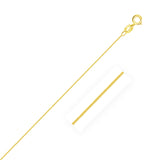 Yellow Gold 14k 0.9mm Foxtail Chain