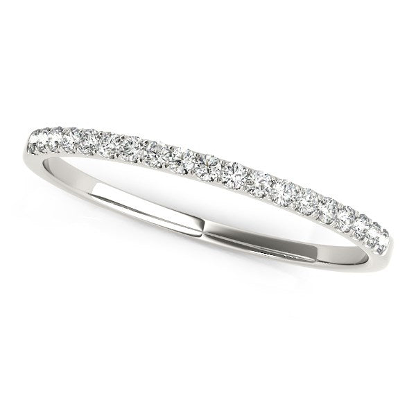White Gold 14k Pave Setting Diamond Wedding Ring