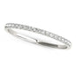 White Gold 14k Pave Setting Diamond Wedding Ring