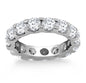 White Gold 14k Round Diamond Studded Eternity Ring