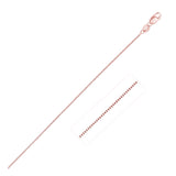Rose Gold 14k 0.4mm Classic Box Chain