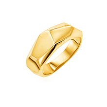 Load image into Gallery viewer, Yellow Gold 14k Hammered Texture Fancy Ring