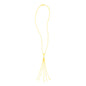 Yellow Gold 14k Five Strand Tassel Women's Lariat Necklace