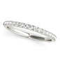 White Gold 14k Scallop Setting Diamond Wedding Ring