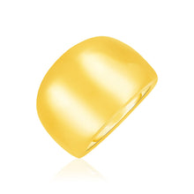 Load image into Gallery viewer, 14k Yellow Gold Large Polished Dome Ring