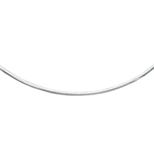 Load image into Gallery viewer, Sterling Silver Classic Women&#39;s Omega Chain Necklace 4.0mm