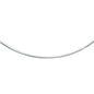 Sterling Silver Classic Women's Omega Chain Necklace 4.0mm