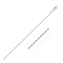 Load image into Gallery viewer, Sterling Silver 1.4mm Diamond Cut Rope Style Chain