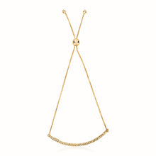 Load image into Gallery viewer, Yellow Gold 14k Chain Bar Women&#39;s Lariat Style Bracelet